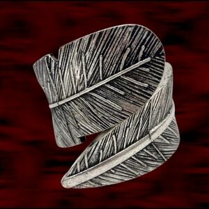 Feather Clamp Bracelet